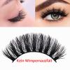 VwyuEgg False Eyelashes, 3D, 5 Pairs, 5 Styles, Handmade, Natural Black, Invisible Band, Reusable (Mega-nice) view 4