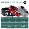 Ecloud Shop Red Adjustable PU Dog Collar view 4