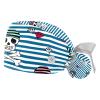 CHENZZZZ 2-Piece Button and Sweatband Caps, Adjustable Cat and Dog Paw Print, for Women with Long Hair, Multicolor; 6 Pieces, One Size view 1