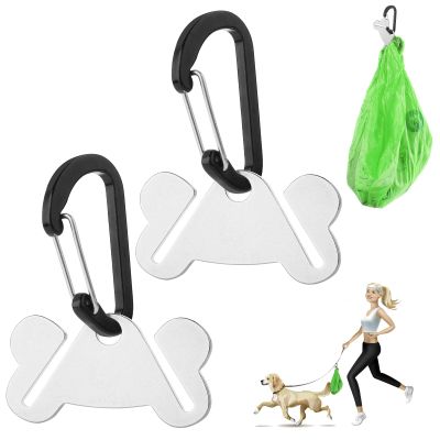 cobee Dog Waste Bag Holder, Hands-Free, 2 Pack, Black