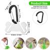 cobee Dog Waste Bag Holder, Hands-Free, 2 Pack, Black view 2