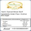 Ghasitaram Gifts Rakhi for Brother – RM600 – Red Traditional Rakhi Bracelet with 400 g Besan Barfi view 2