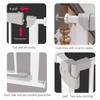 MERTNK Pet Playpen and Baby Safety Gate, Pressure-Mounted for Stairs, No Drilling, 125–134 cm Extension view 2