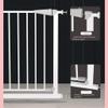 MERTNK Pet Playpen and Baby Safety Gate, Pressure-Mounted for Stairs, No Drilling, 125–134 cm Extension view 3