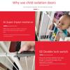 MERTNK Pet Playpen and Baby Safety Gate, Pressure-Mounted for Stairs, No Drilling, 125–134 cm Extension view 4