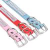 haoyueer Rhinestone PU Leather Collar for Dogs and Cats, Size S, Pink view 3