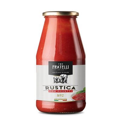 Rustic Tomato Purée with Pieces, 500 g - Tre Fratelli
