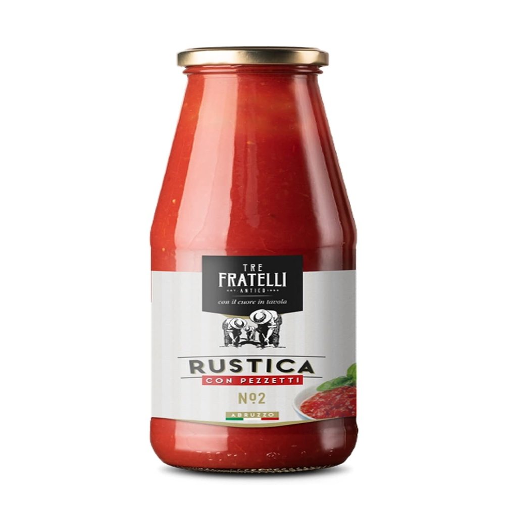 Rustic Tomato Purée with Pieces, 500 g - Tre Fratelli