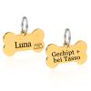 Personalized Dog Tag with Engraving - Bone Shape view 3