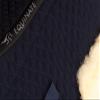 Equinate Real Lambskin Saddle Pad Spinefriend - Navy-Natural view 3