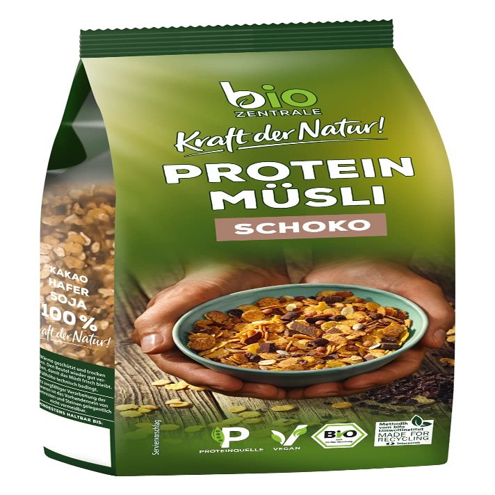 biozentrale Organic Protein Chocolate Muesli, 375 g