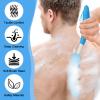 Long-Handle Bath Brush with Non-Slip Curved Handle view 2