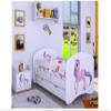 BDW Kids' Bed with Mattress and Bed Drawer, Various Designs, Unicorn White, 140 x 70 cm view 1