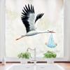 Spring Stork Baby Boy Birth Window Decal for Nursery, Easter and Spring Decor, 4th A1 Sheet view 4