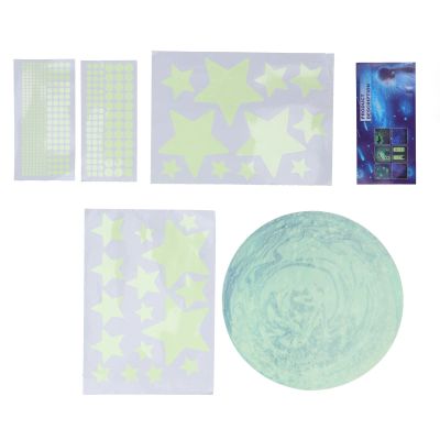 Glow-in-the-Dark Star Wall Stickers for Kids' Rooms