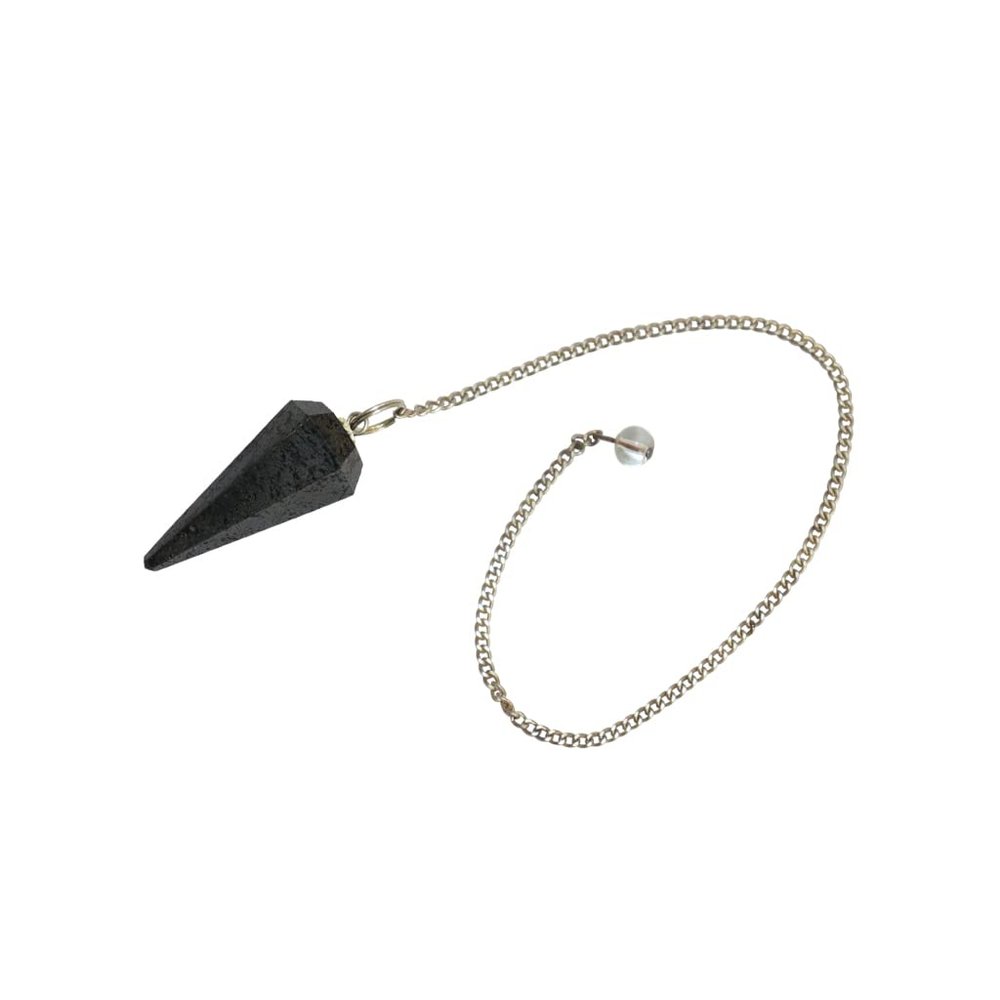 THIRD EYE CRYSTALS Crystal Pendulum, Hematite Chakra Stone