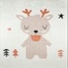 Nazar Children's Rug for Kids' Room, Dinosaur, World Map & Animal Design, Brown, 160 x 230 cm view 2