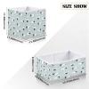 Polka Dot Sheep and Clouds Storage Basket, 40 x 27 x 4.3 cm view 3
