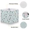 Polka Dot Sheep and Clouds Storage Basket, 40 x 27 x 4.3 cm view 4
