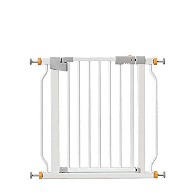 MERTNK Metal Safety Gate for Babies and Pets, White, Self-Closing, Pressure-Mounted Stair Gate, No Tools Required, 167–174 cm
