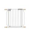 MERTNK Metal Safety Gate for Babies and Pets, White, Self-Closing, Pressure-Mounted Stair Gate, No Tools Required, 167–174 cm view 1