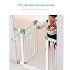MERTNK Metal Safety Gate for Babies and Pets, White, Self-Closing, Pressure-Mounted Stair Gate, No Tools Required, 167–174 cm view 4