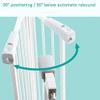 MERTNK Expandable Baby and Pet Safety Gate, Extra-Wide, Double Lock, Auto-Closing, 145–152 cm view 3