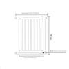 MERTNK Extra-Tall, Extra-Wide Automatic-Closing Baby Safety Gate, 138–145 cm view 2