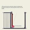 MERTNK Extra-Wide Auto-Close Metal Safety Gate, 164–167 cm view 4