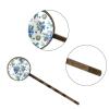 Hairpins with Blue Floral Designs, 4-Piece Set, Decorative Hair Clips for Women view 3