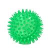 Dog Toy, Spiky Ball, Small Dogs, Squeaky, Chew Toy (Orange), 2 Pack view 2