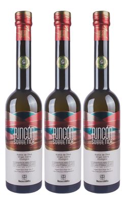 Rincon De La Subbetica Organic Extra Virgin Olive Oil AOC – World Championship Winner 2019, 2020, 2021 WBOO (3 x 500 ml)