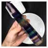 Kigauru Rough Natural Fluorite Crystal Obelisk, Multicolor Hexagonal Healing Stone, 10–11 cm, Approx. 50 g, 1 pc view 3
