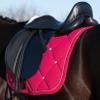 HKM Sweet Valentine All-Purpose Saddle Pad 3971 Pink/Silver view 3