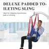 Niczu Patient Lift Toileting Sling, 180 kg Capacity, Full-Body Transfer Sling with Split Leg Straps, Size M view 4