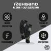 Rehband Neoprene Calf Sleeve, 1 Piece or 1 Pair, Compression Support for Calf and Shin, Shin Protection for Deadlifts, Camo, 1 Pair, Size L view 2
