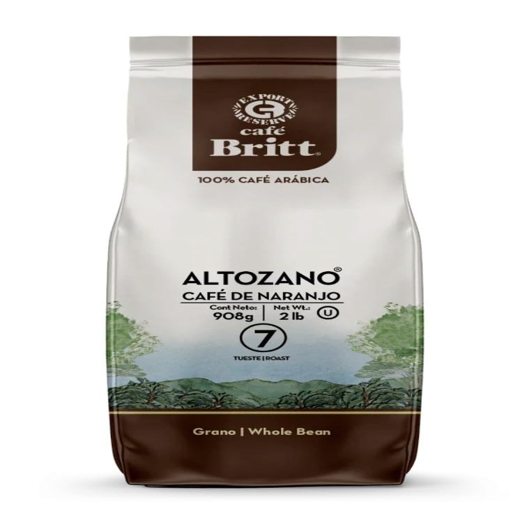 Cafe Britt Costa Rican Altozano Gourmet Coffee from Naranjo, 908 g