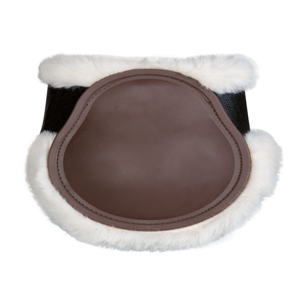 HKM Basic Fetlock Boots B2100, Dark Brown, Warmblood