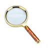 CAPXXIN 80 mm Handheld Magnifying Glass with Colored Handle, 10x Magnification, 17.5 x 9 cm view 3