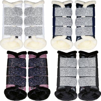 HKM Sparkle Leg Boots Black M