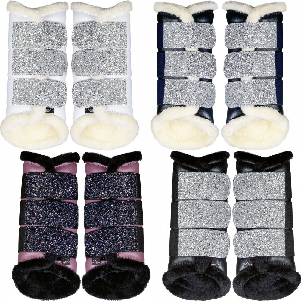 HKM Sparkle Leg Boots Black M