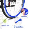 22-Inch Silicone Wheelchair Push-Rim Covers, Non-Slip and Wear-Resistant, Blue view 3