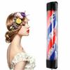 Barber Pole Light, Rotating LED Red White Blue Salon Sign, 36 in view 2