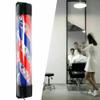 Barber Pole Light, Rotating LED Red White Blue Salon Sign, 36 in view 4