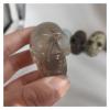2.0" Rough Natural Crystal Ghost Head Carved Skull Stone view 3