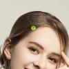 Metal Football Hair Clips, Green Grassland, Handmade Hair Accessories view 4