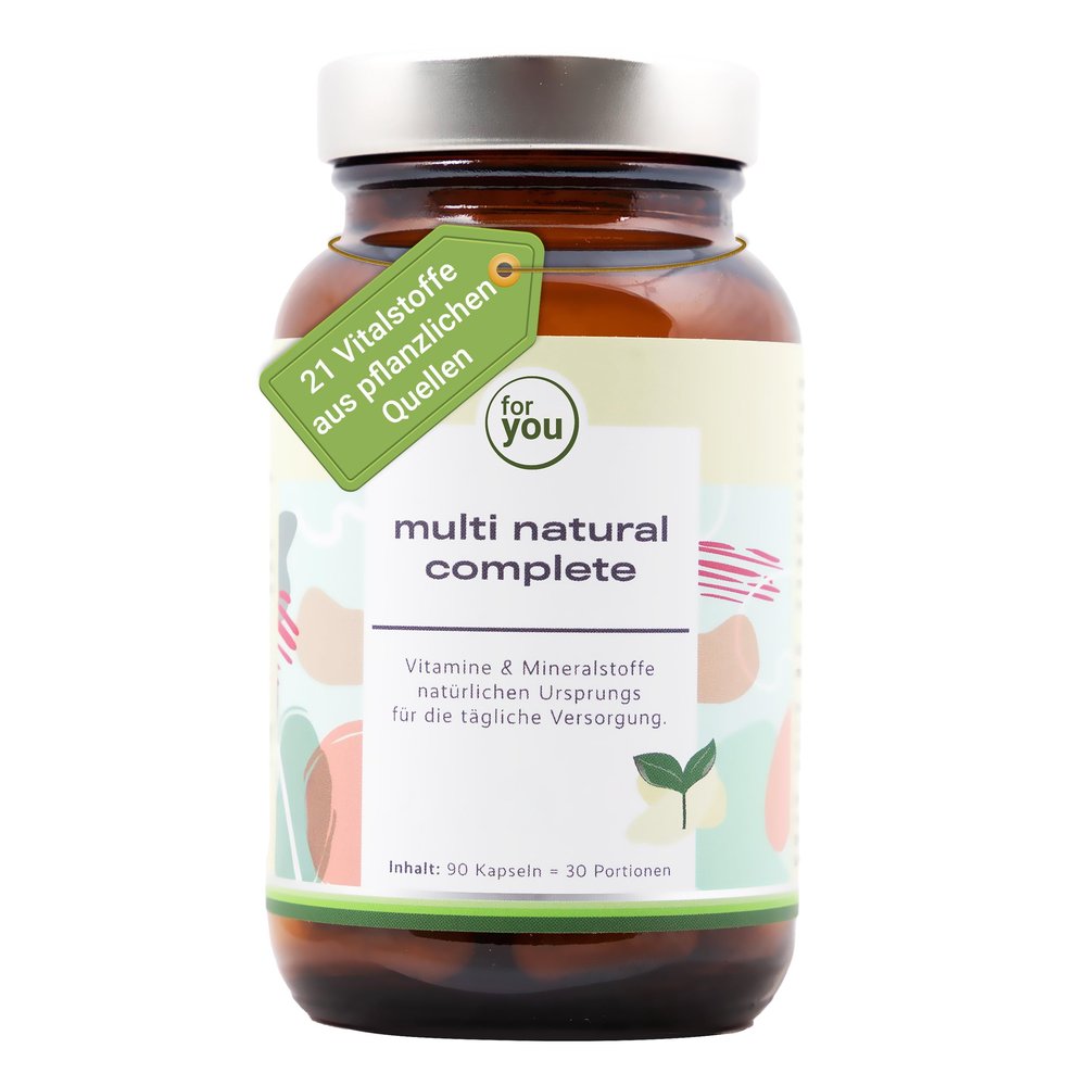for you Multi Natural Complete, 90 Capsules (30 Servings), 21 Vital Nutrients