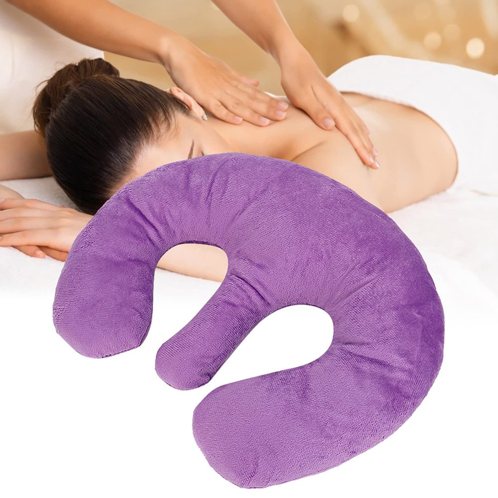 Spa Massage Breast Support Cushion, Purple