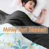 Hixingo Kids' Cozy Throw Blanket, Double-Sided Minky Blanket with 3D Color Gradient, Starry, 75 x 100 cm view 3