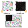 Hixingo Kids' Cozy Throw Blanket, Double-Sided Minky Blanket with 3D Color Gradient, Starry, 75 x 100 cm view 4